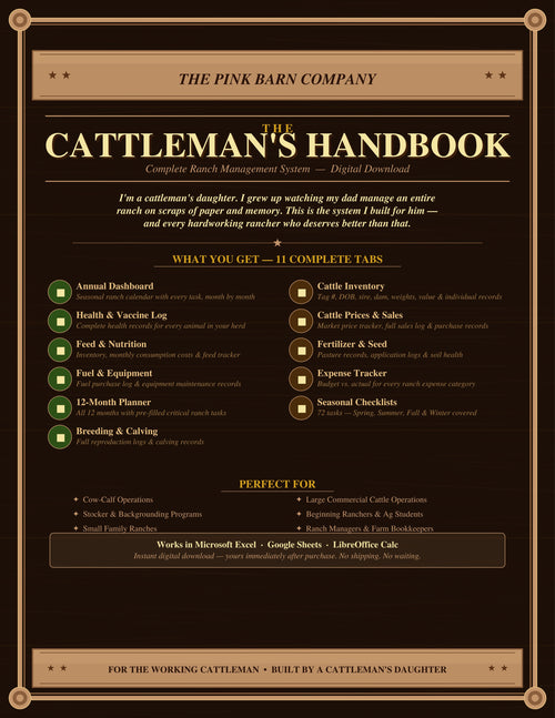 The Cattleman's Handbook — Complete Ranch Management System